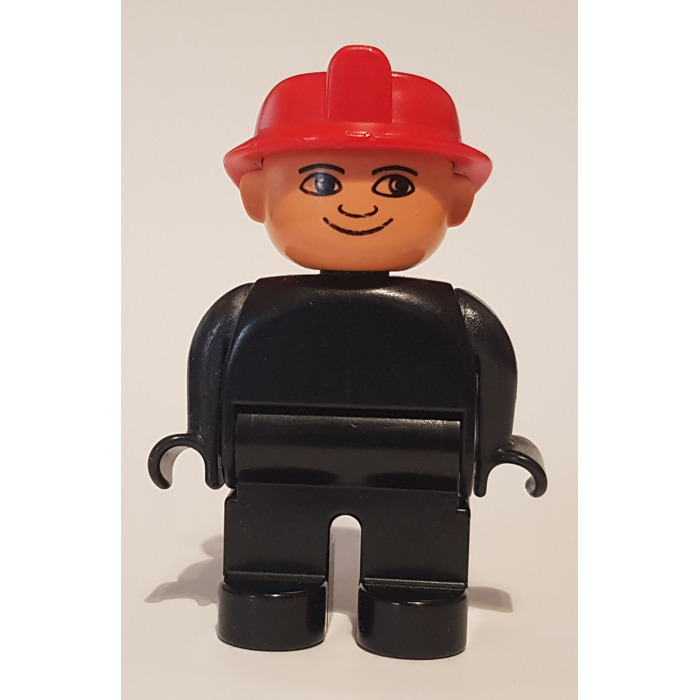 LEGO Fireman with black top Duplo Figure