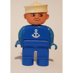 LEGO Sailor with Anchor Top Duplo Figure