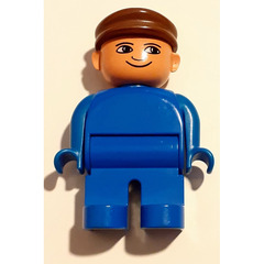 LEGO Male with Brown Cap Duplo Figure