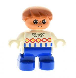 LEGO Boy with Chain Pattern Sweater Duplo Figure