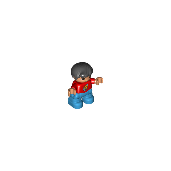 LEGO Duplo Child with Red Top Minifigure