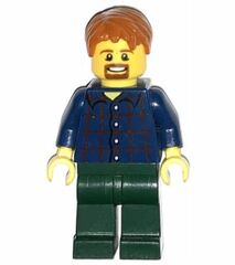 LEGO Man with Plaid Shirt Minifigure