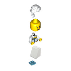 LEGO Woman in White Dress Minifigure