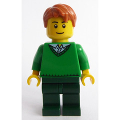 LEGO Man with Green Sweater Minifigure