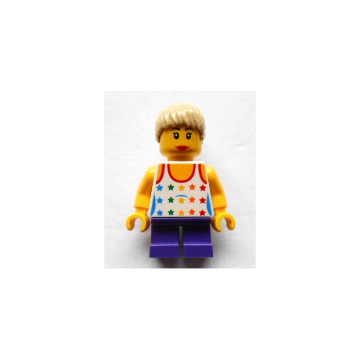 LEGO Girl, Shirt with Rainbow Stars Minifigure