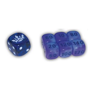 Chilling Reign: Shadow Rider Calyrex Dice Set