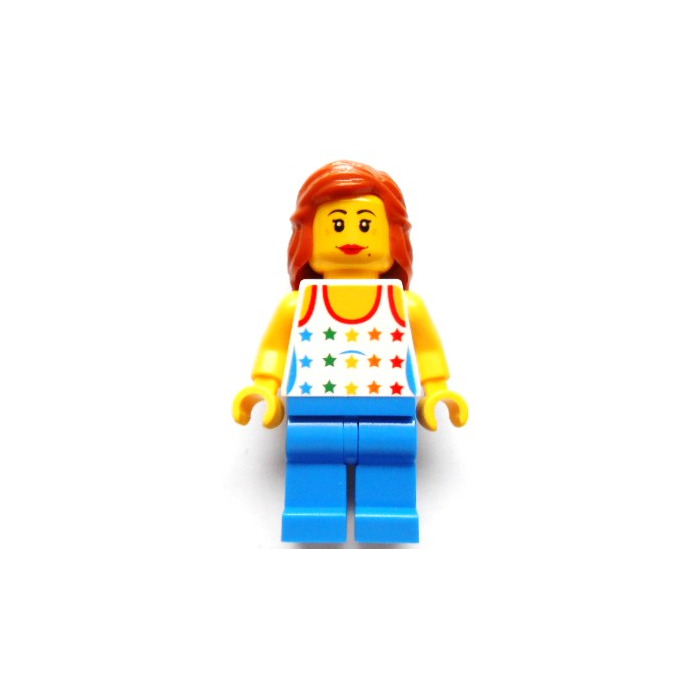LEGO Female, Shirt with Rainbow Stars Minifigure