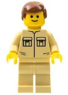 LEGO Male with Tan Shirt and Pockets Minifigure