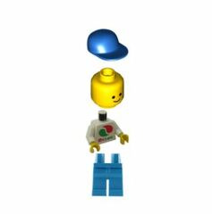 LEGO Man with Octan Outfit and Blue Cap Minifigure