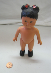 LEGO Sarah with black shoes without clothes Duplo Figure