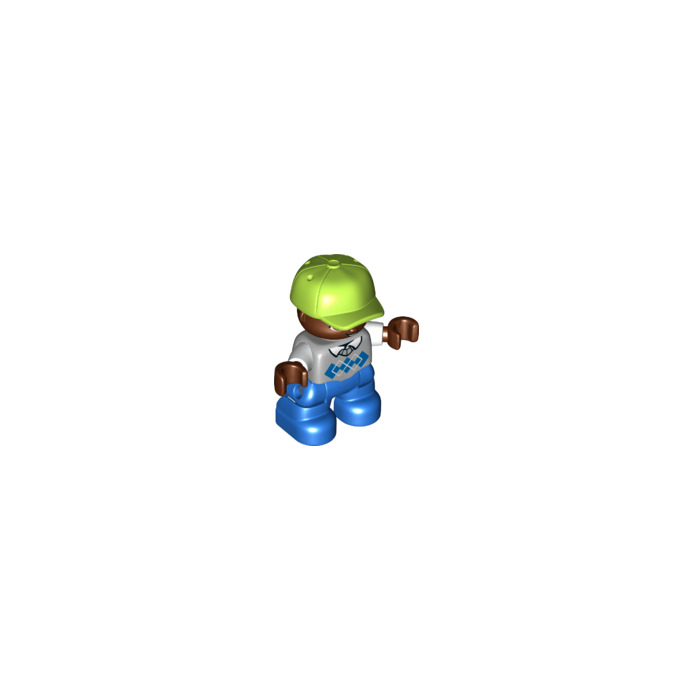 LEGO Child Figure with Cap Le Wp6 Duplo Figure