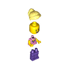 LEGO Woman with Pink Shirt Minifigure