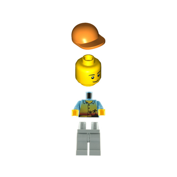 LEGO Man with Hawaiian Shirt Minifigure