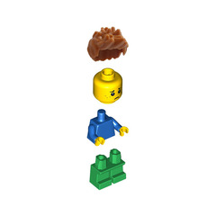 LEGO Kid with Blue Top Minifigure