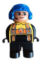LEGO Fireman with blue helmet