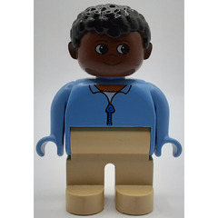 LEGO Man with Afro Hair