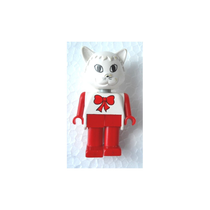 LEGO Catherine Cat with Red Bow Fabuland Figure