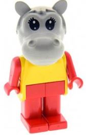 LEGO Hannah Hippo with Necklace Fabuland Figure