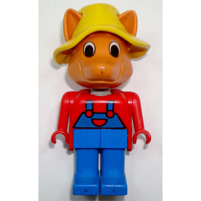 LEGO Freddy Fox with Yellow Hat Fabuland Figure