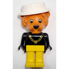 LEGO Lionel Lion with White Hat Fabuland Figure