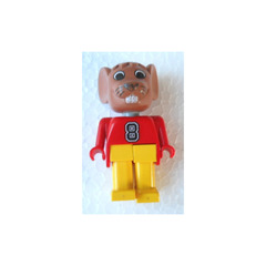 LEGO Maximillian Mouse with 8 on Top Fabuland Figure