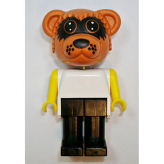 LEGO Ricky Raccoon Prisoner Uniform Fabuland Figure