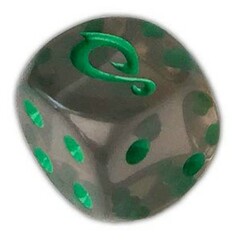 Evolving Skies: Green Translucent Die