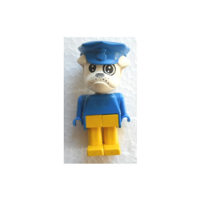 LEGO Boris Bulldog with Police Hat Fabuland Figure