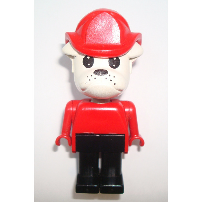 LEGO Buster Bulldog with Fire Helmet Fabuland Figure