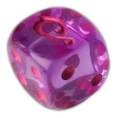 Evolving Skies: Violet Translucent Die