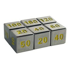 Celebrations Metal Dice Set