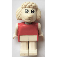 LEGO Paulette Poodle with Black Eyes Fabuland Figure