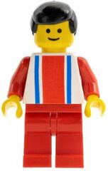 LEGO Man with Vertical Striped Top Minifigure