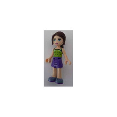 LEGO Naomi In Purple Shorts and Green Halter Top with Dots Minifigure