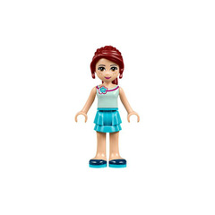 LEGO Mia, Medium Azure Layered Skirt, Light Aqua Top Minifigure