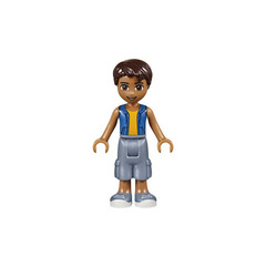 LEGO Robert with Sand Blue Shorts and Hoodie Minifigure