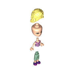 LEGO Naya with Sand Green Cropped Trousers and Chevron Striped Top Minifigure