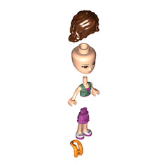 LEGO Olivia with Orange Life Jacket Minifigure