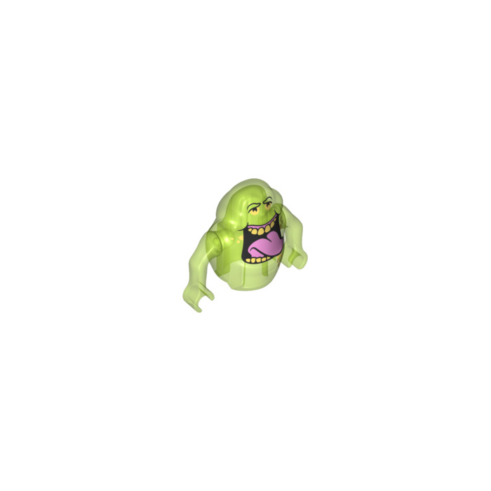 LEGO Transparent Bright Green Slimer Minifigure