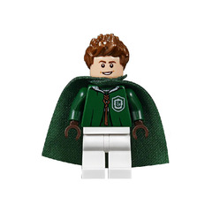 LEGO Lucian Bole In Slytherin Quidditch Uniform Minifigure