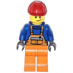 LEGO Juniors Demolition Site Worker Minifigure
