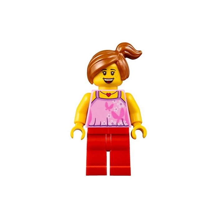 LEGO Child with Bright Pink Top Minifigure