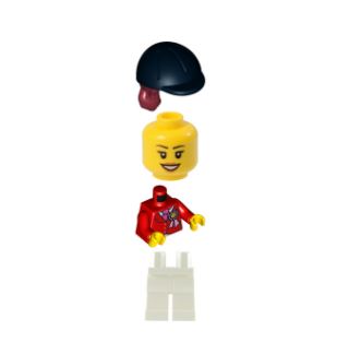LEGO Female jockey with rosette Minifigure