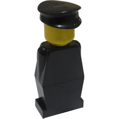 LEGO Legoland - Black Minifigure