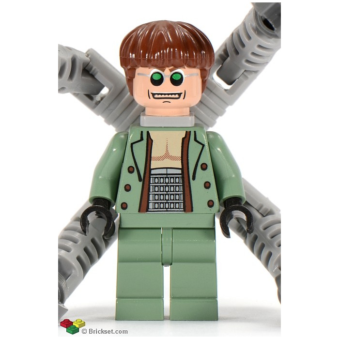 LEGO Doc Ock Minifigure (Thin Toothy Smile)