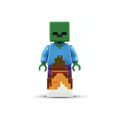 LEGO Zombie with Fire Minifigure
