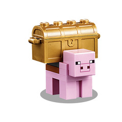 LEGO Pig with gold chest Minifigure