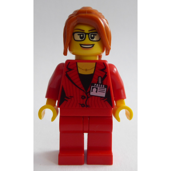LEGO Woman in Red Suit Minifigure