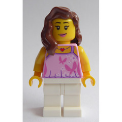 LEGO Woman with Bright Pink Top Minifigure