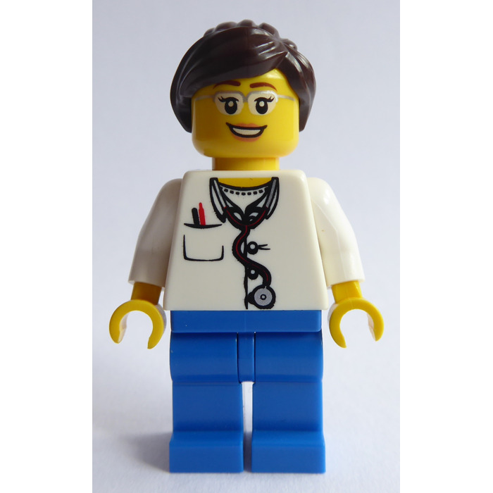 LEGO Female Doctor with Glasses Minifigure
